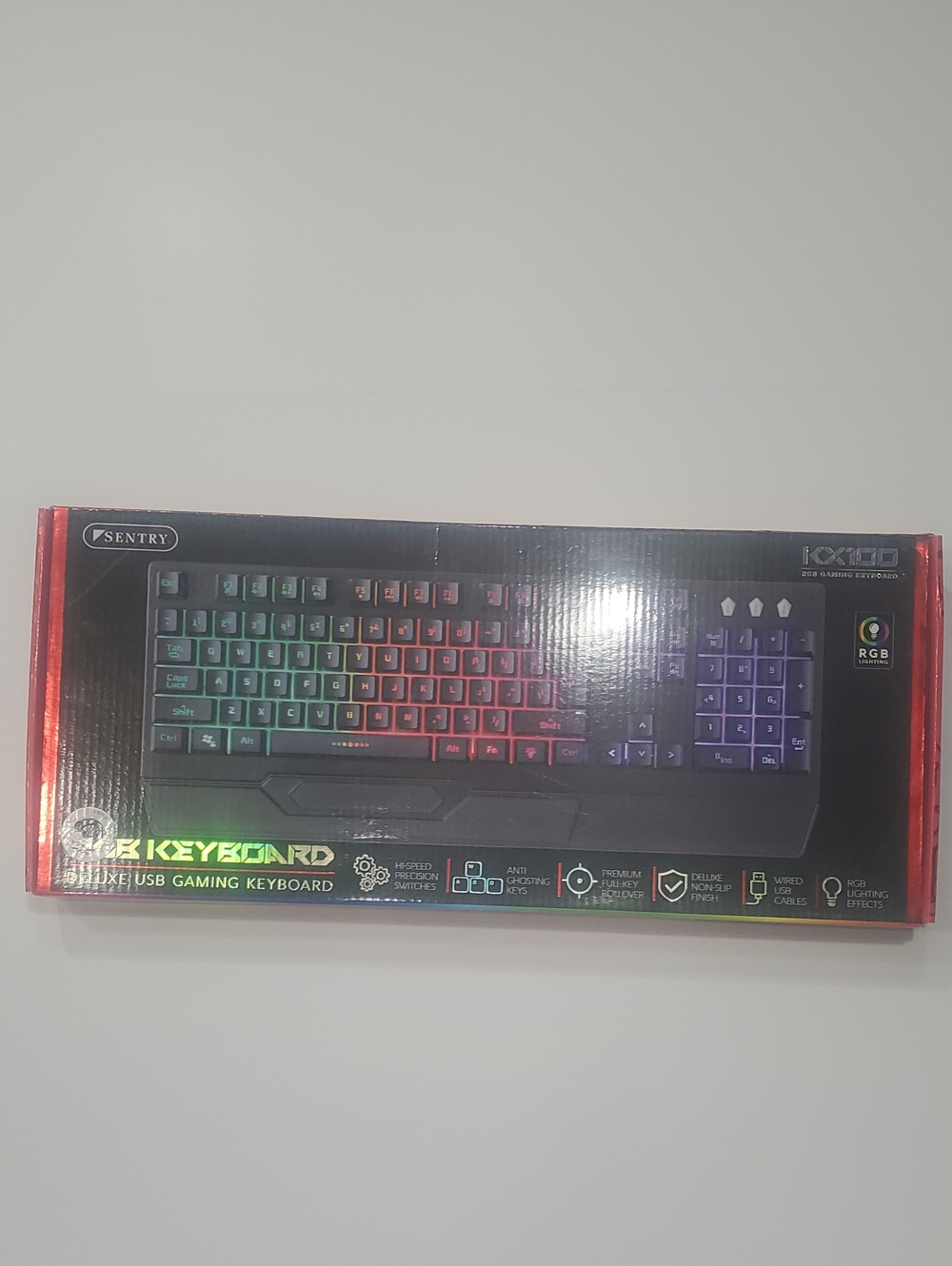 RGB Backlit Gaming Keyboard - Black